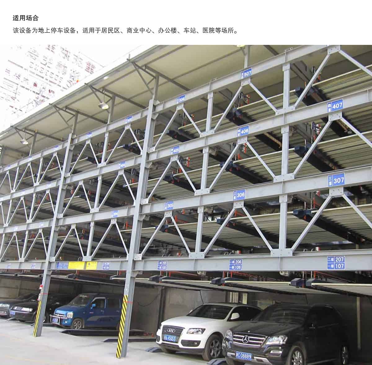 機(jī)械式車庫(kù)四至六層PSH4-6升降橫移立體停車適用場(chǎng)合.jpg