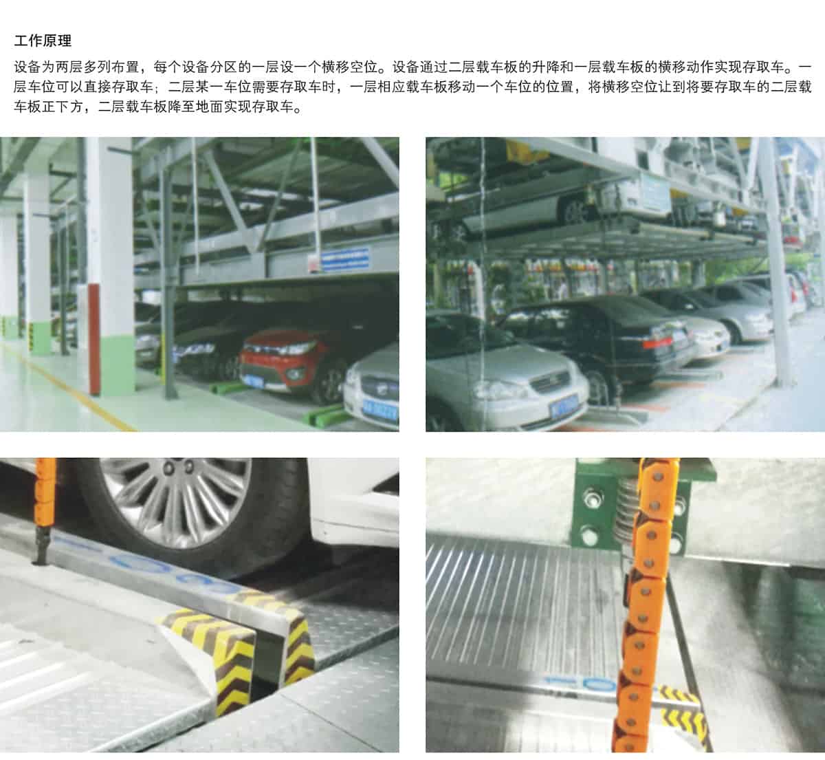 機械式車庫PSH2二層升降橫移立體停車工作原理.jpg