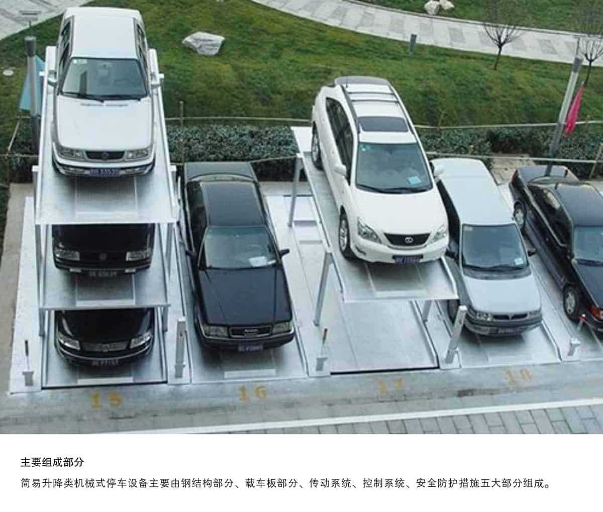 機(jī)械式車庫(kù)PJS3D2三層地坑簡(jiǎn)易升降立體停車主要組成部分.jpg