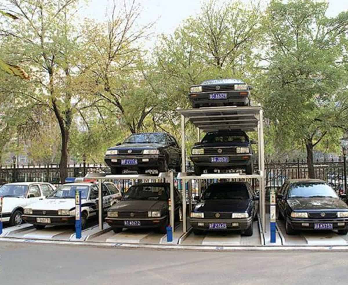 機械式車庫PJS3-D2三層地坑式簡易升降機械車庫