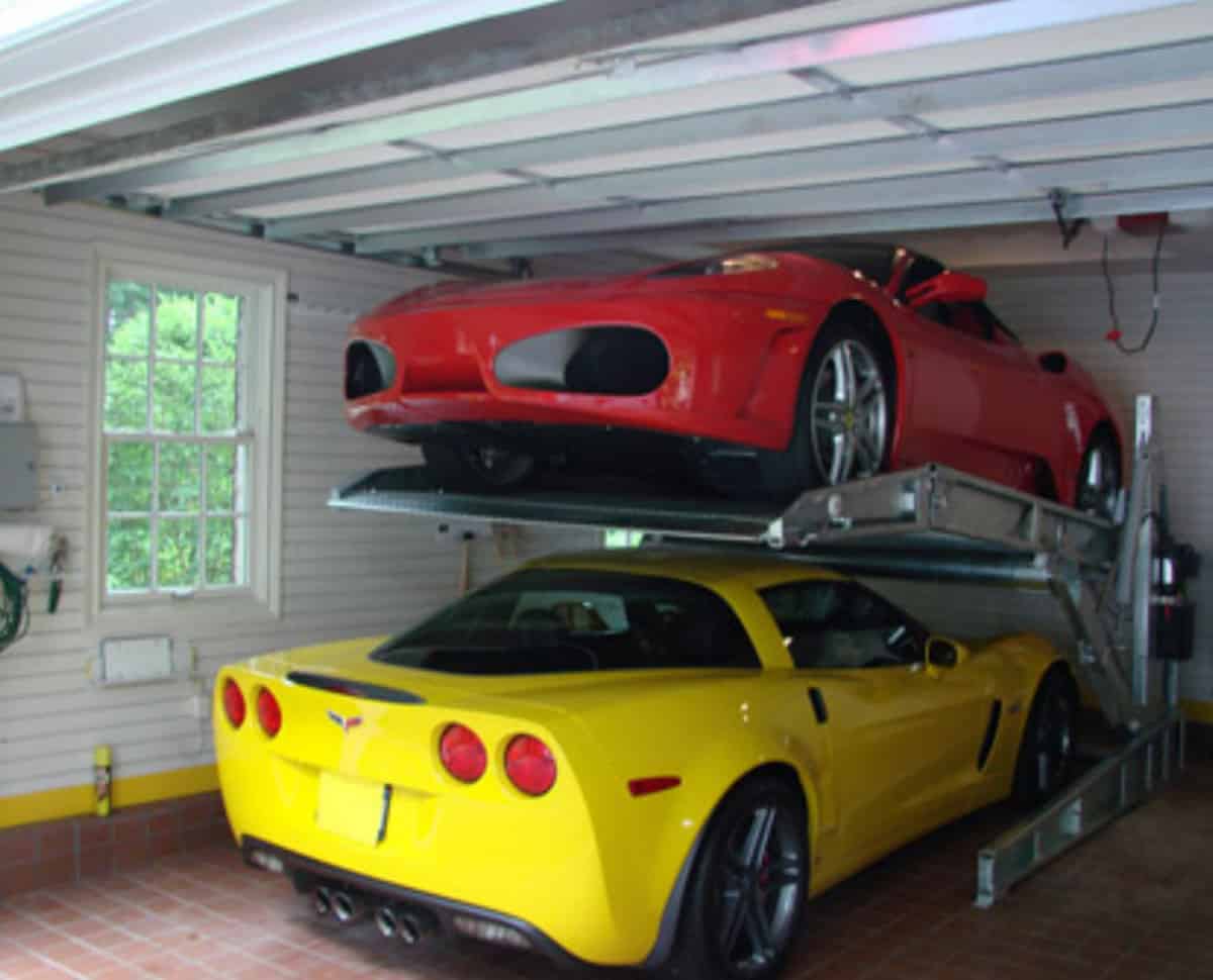 機械式車庫俯仰式簡易升降立體停車安裝展示.jpg